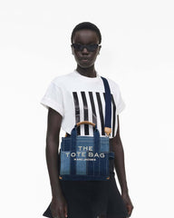 The Denim Small Tote Bag Blue Denim