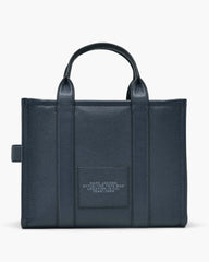 The Leather Medium Tote Bag Blue Sea