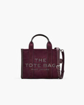 The Suede Small Tote Bag Dark Plum
