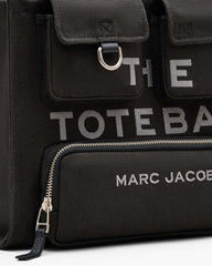 The Cargo Canvas Medium Tote Bag Black
