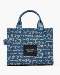 The Joy Denim Small Tote Bag Indigo Multi