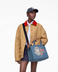 The A.P.C. X Marc Jacobs Denim Medium Tote Bag Washed Indigo