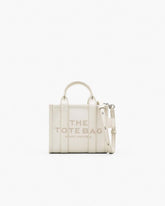 The Leather Crossbody Tote Bag Cotton/Silver