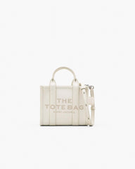 The Leather Crossbody Tote Bag Cotton/Silver