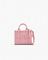 The Leather Crossbody Tote Bag Ribbon Pink
