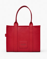 The Leather Large Tote Bag True Red
