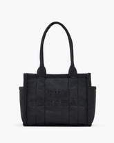 The Puffy Nylon Medium Tote Bag Black