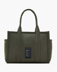 The Puffy Nylon Large Tote Bag Army Green