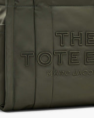 The Puffy Nylon Medium Tote Bag Army Green