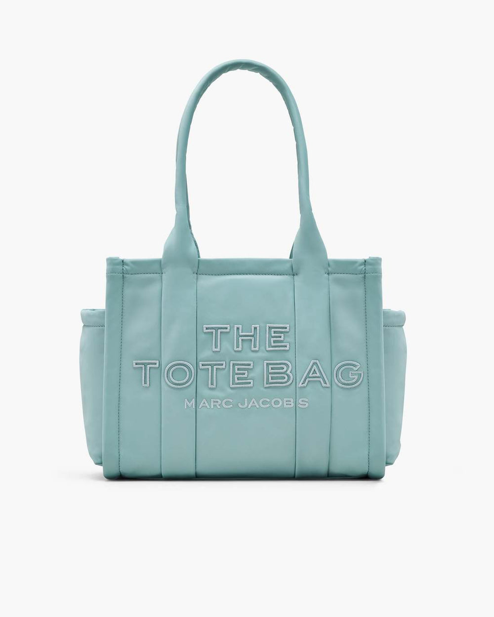 The Puffy Nylon Medium Tote Bag Sky Blue