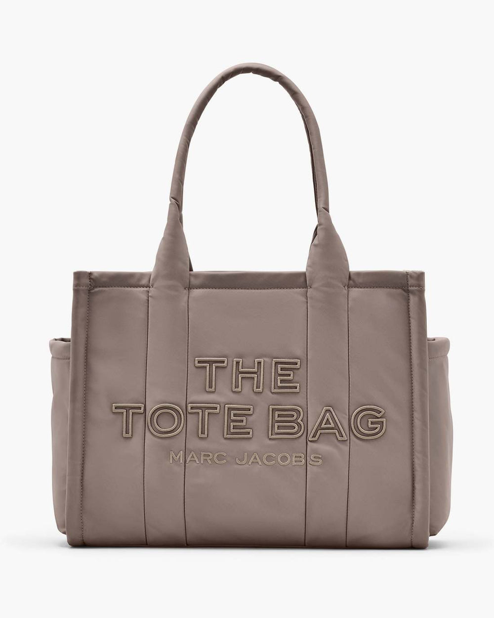 The Puffy Nylon Large Tote Bag Cement