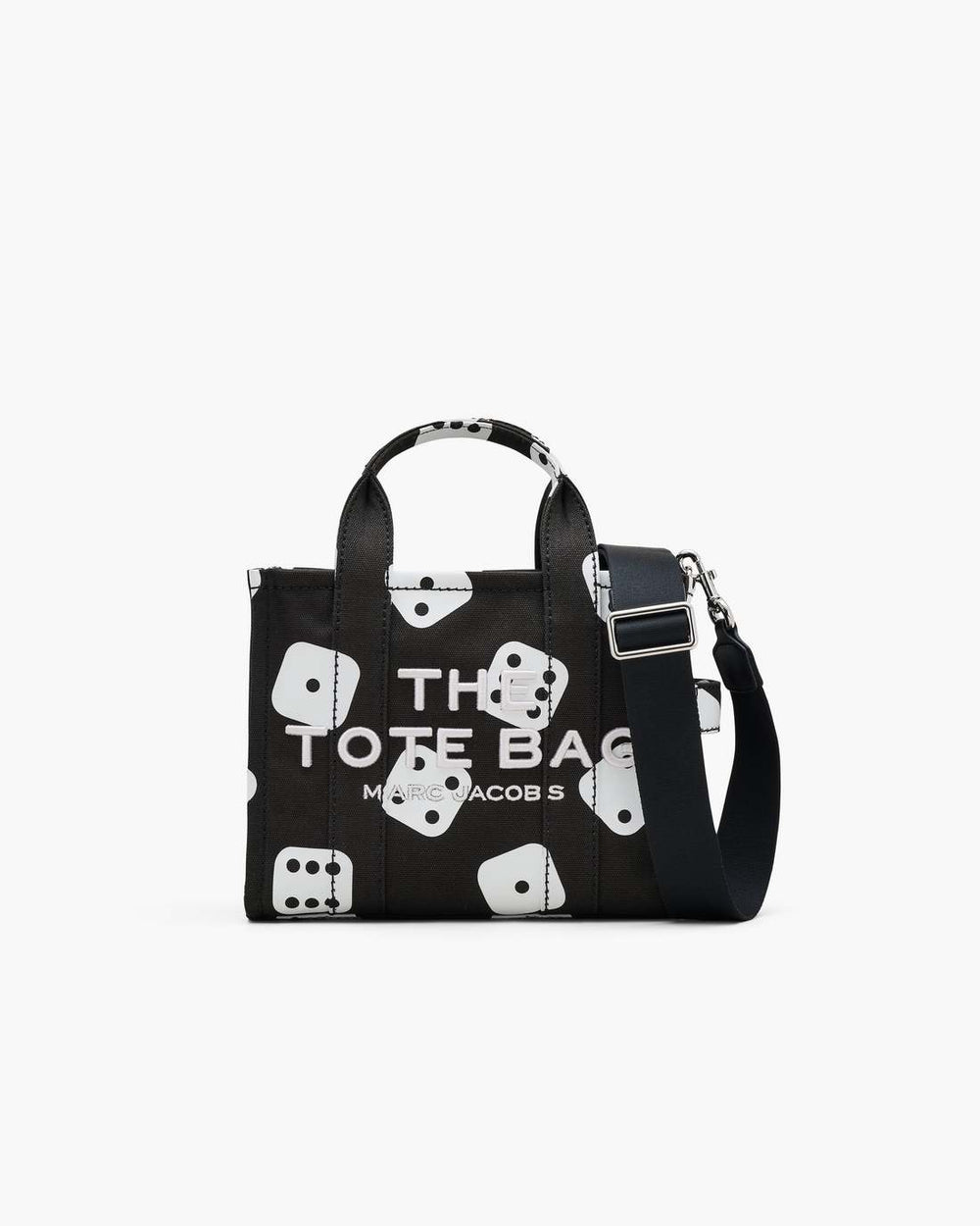 Derrick Adams X Marc Jacobs Canvas Small Tote Bag Black/White