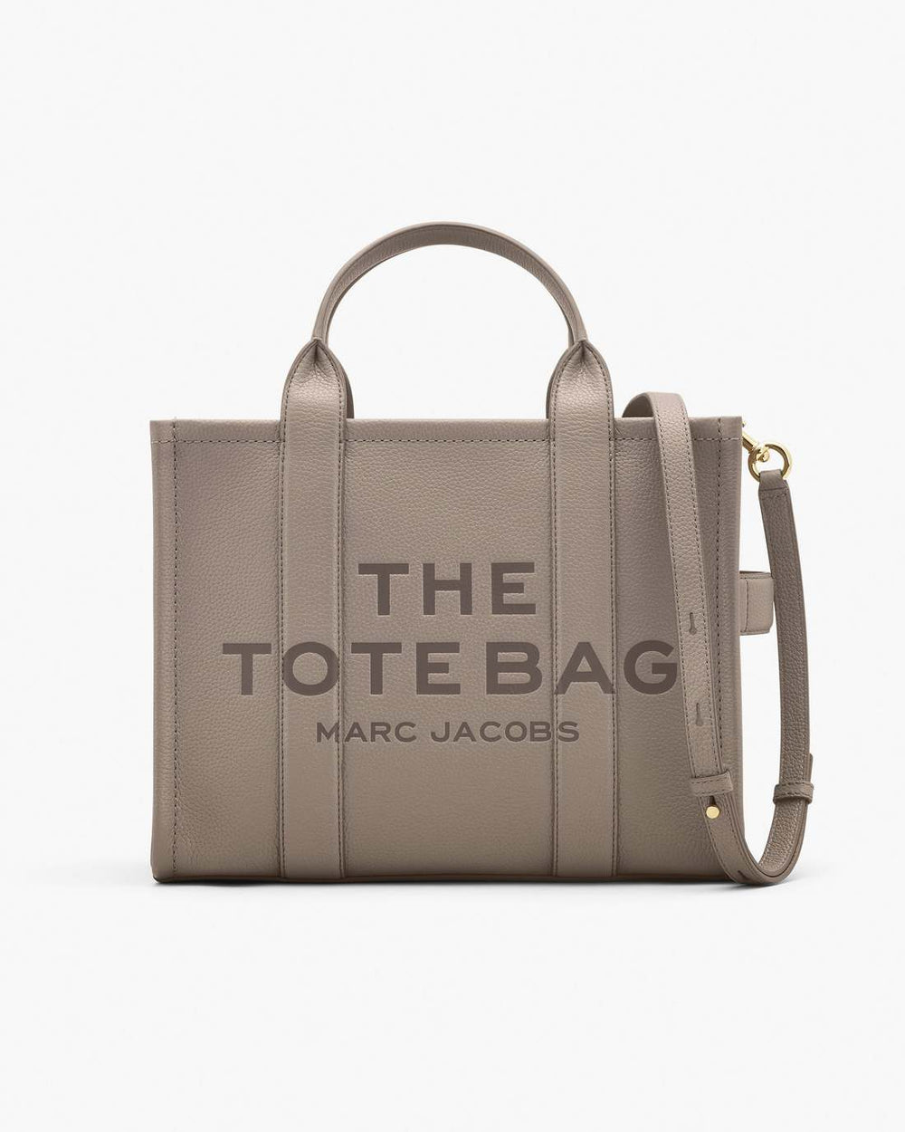 The Leather Medium Tote Bag Cement