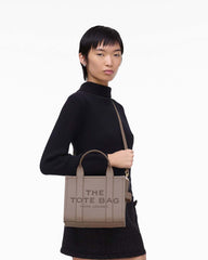 The Leather Small Tote Bag Cement