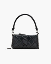 The Quilted Snapshot Convertible Shoulder Bag Black