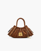 The Suede Cristina Small Satchel Copper