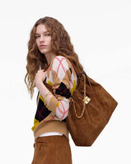 The Suede Cristina Tote Copper