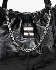 The Croc Cristina Tote Black