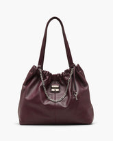 The Cristina Tote Dark Plum
