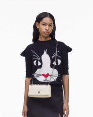 The Dual Chain Mini Bag Cloud White