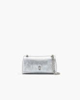 The Metallic Dual Chain Mini Bag Silver