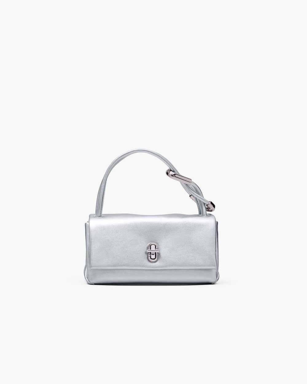 The Metallic Mini Dual Bag Silver