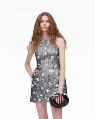 The Crinkle Patent Party Bag Black