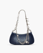 The Faded Denim Charm Shoulder Bag Faded Vintage Indigo