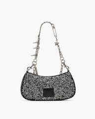 The Sequin Charm Shoulder Bag Silver