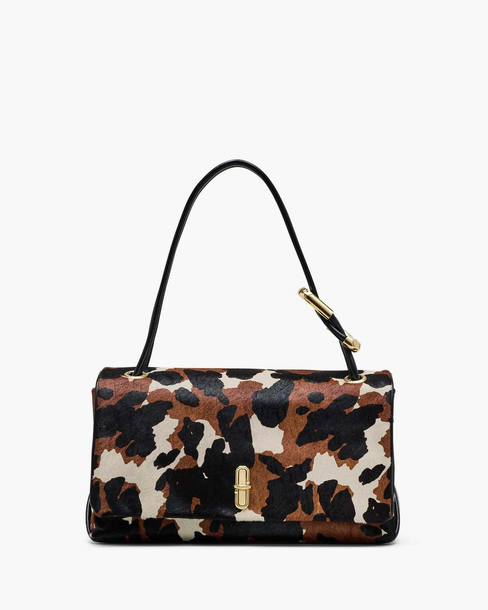 The Cow Haircalf Large Dual Bag Mocha Multi
