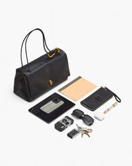 The Suede Patchwork Large Dual Bag Brown Multi