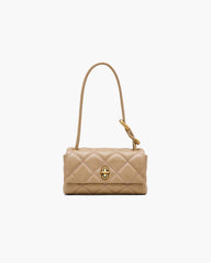 The Quilted Mini Dual Shoulder Bag Camel