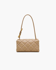 The Quilted Mini Dual Shoulder Bag Camel