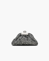 The Sequin Glam Small Clutch Silver