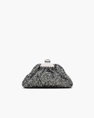 The Sequin Glam Small Clutch Silver