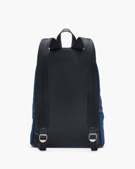 The Biker Colorblock Denim Large Backpack Indigo Multi