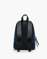 The Biker Colorblock Denim Medium Backpack Indigo Multi