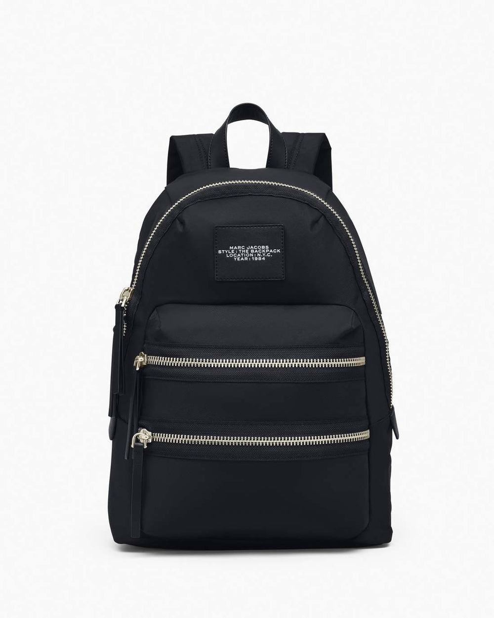 The Biker Nylon Large Backpack Black