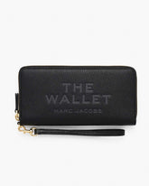 The Leather Continental Wallet Black