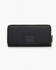 The Leather Continental Wallet Black