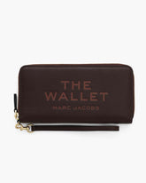 The Leather Continental Wallet Ganache
