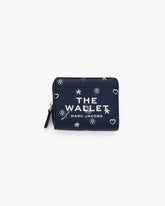 The Bandana Mini Compact Wallet Navy Multi