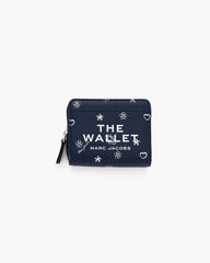 The Bandana Mini Compact Wallet Navy Multi