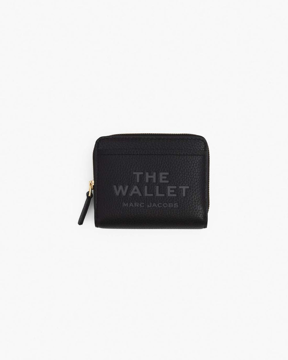 The Leather Mini Compact Wallet Black