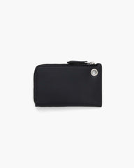 The Everyday Top Zip Charm Wallet Black