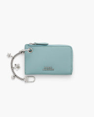 The Everyday Top Zip Charm Wallet Sky Blue