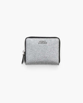 The Coated Glitter Everyday Slim Compact Wallet Silver