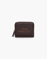 The Leather Mini Compact Wallet Ganache