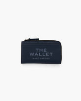 The Leather Top Zip Multi Wallet Blue Sea