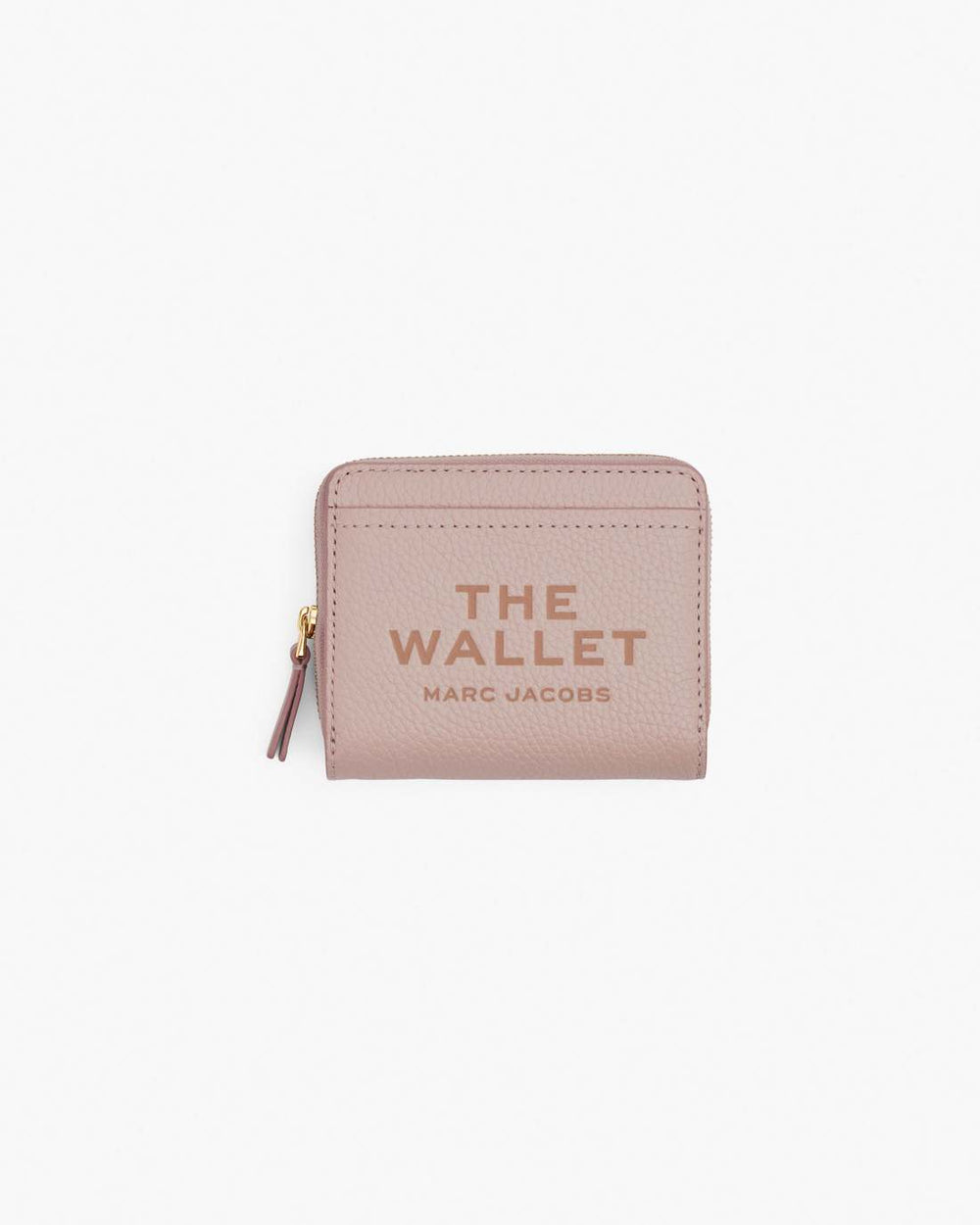 The Leather Mini Compact Wallet Rose